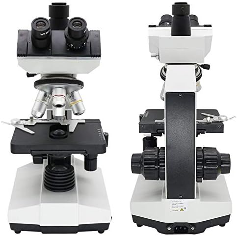 YEZIS Lab Mikroskop Yetişkinler Çocuklar için İç Dış Kullanım Biyolojik Mikroskop,LED 1600X Monoküler Binoküler Trinoküler