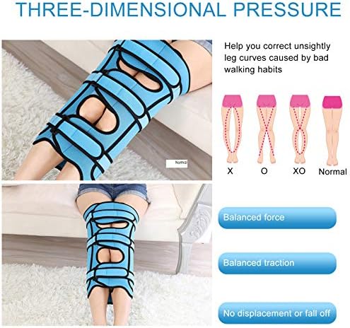 O / X-Bacak Düzeltme Kemeri, Bacak Düzeltme Kemeri Bacaklar Duruş Düzeltme Kemeri Diz Şekillendirme için Sağlık için Üç Boyutlu